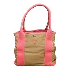 Tan/Pink J.Crew‎ Montauk Canvas Boat Tote Bag NWT - So cute!